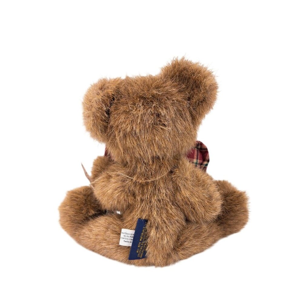 Vintage Boyds Bears Love You Grandma Teddy Plush 8" Plaid Heart Bow Pillow Gift - Picture 11 of 12